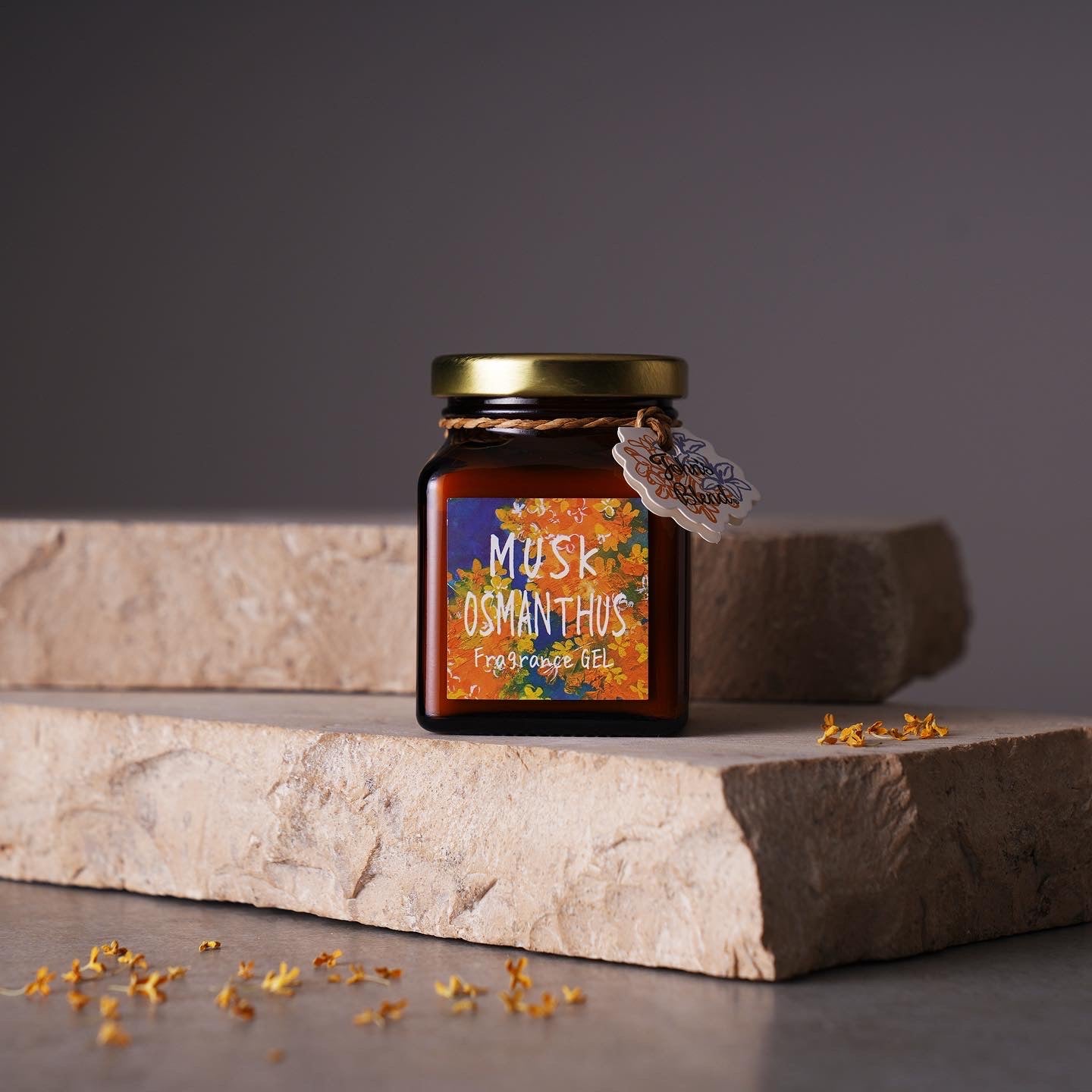 JOHN'S BLEND Fragrance Gel Glass Musk Osmanthus