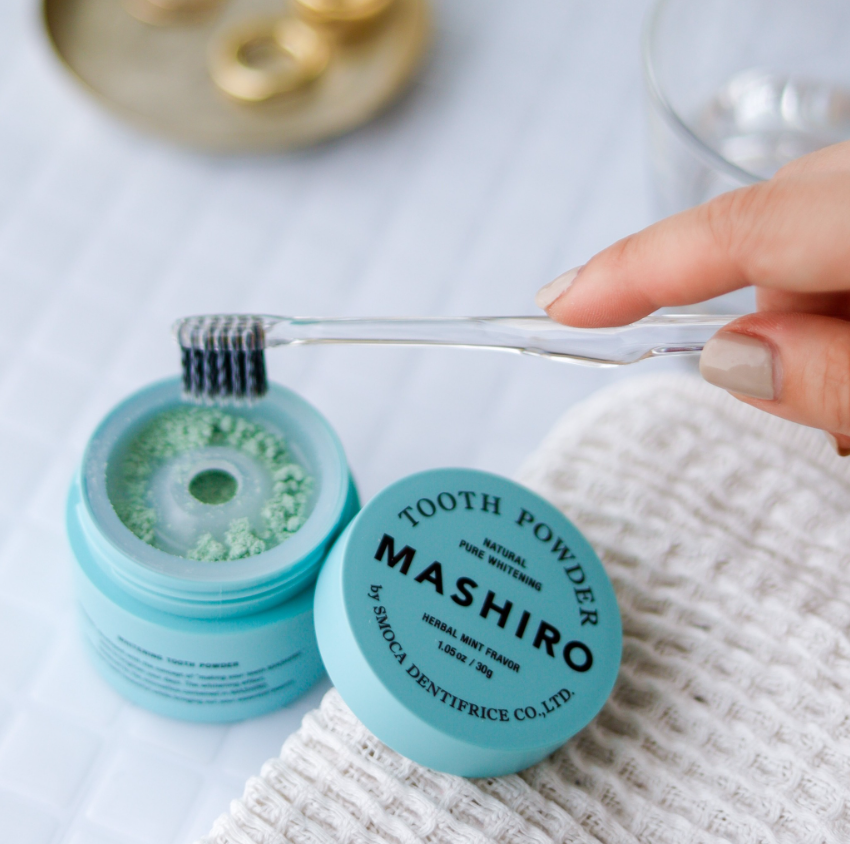 MASHIRO TOOTH POWDER HERBAL MINT