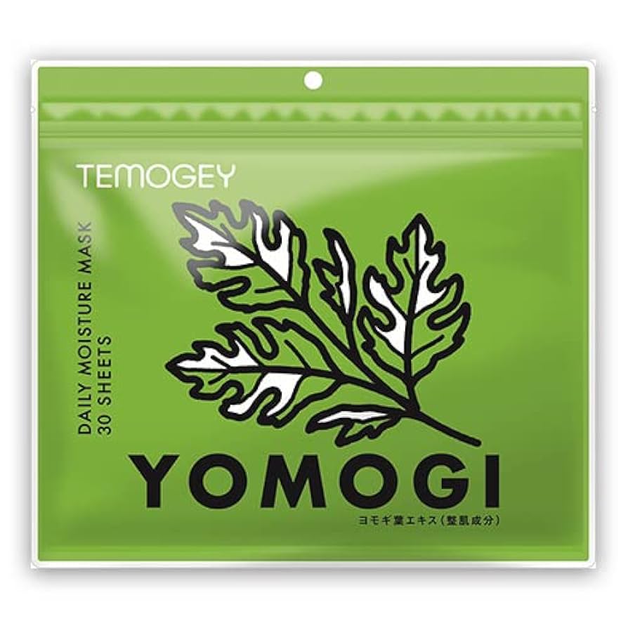Viet : SPC TEMOGEY DAILY Yomogi MOISTURE MASK series 30 sheets  face pack